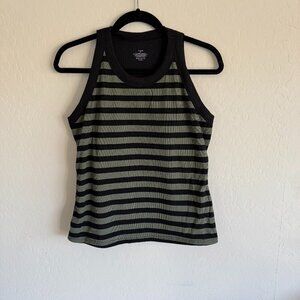 ChicMe Striped Ribbed Tank Top | Racerback Style | Size XXL
